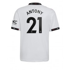 Manchester United Antony #21 Bortatröja 2022-23 Korta ärmar